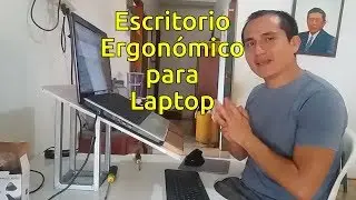 Escritorio de trabajo ergonómico para Laptop