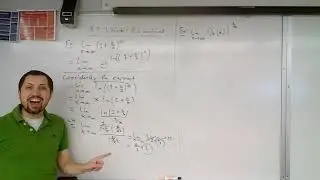 Section 8.7 (part 3) - Exponential indeterminate forms