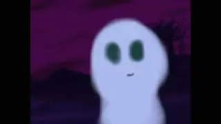 A quick smile from a ghost