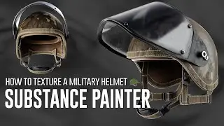 How to texture a military helmet - In substance painter - English version
