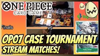 One Piece Card Game: Stream Matches! Egman Event's OP07 Case Tournament!