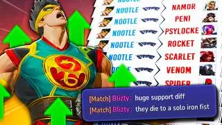 FARMING SUPPORTS With BUFFED IRON FIST | Marvel Rivals