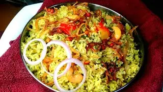 വളരെ എളുപ്പം, രുചിയോ കെങ്കേമം| Palak Spinach Rice Biriyani| Instant Veg Lunch Box| Ghee Rice