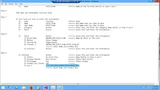 Enable Attachment in Oracle