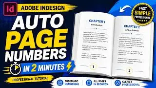 Professional Page Numbering in Adobe InDesign 🔥
