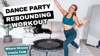 20-Minute Dance Party Rebounder Workout | Jump&Jacked Fun Pop Hits Rebounding