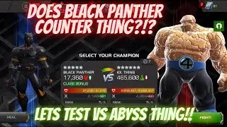 Is Black Panther A Good Thing Counter?? Lets See VS Abyss Thing