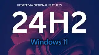 Windows 24H2 now  available ...can easy install on your main Pc via Optional Updates#Windows24H2