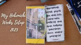 2023 Hobonichi Weeks Setup ✦ 2023 Planner Flip Through ✦ What I'm Doing Different