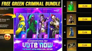 FREE BUNDLES EVENT 4TH ANNIVERSARY FREE FIRE ll FREE GREEN CRIMINAL IN 4TH ANNIVERSARY ll 8 AUG FF
