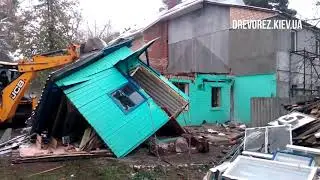 Демонтаж части дома