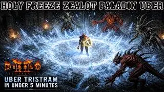 Holy Freeze Zealot Paladin (Freezadin) Uber Tristram | D2R Season 13 Build Guide
