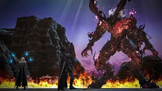 Clive x WoL vs. Ifrit (Full Fight) | Final Fantasy XIV