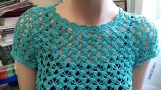 Новая блуза крючком готова