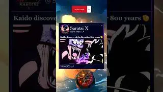 Thank you Kaido 