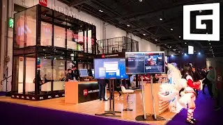Media facade container at INPLAYMATRIX @ ICE 2019 l [G-SMATT Europe]