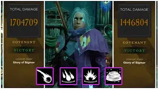 The Battle of Everfall - New World 50v50 War (1.7m Damage/Mage Build)