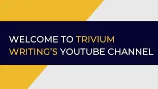Welcome to Trivium Writing