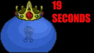 Terraria - King Slime in 19 seconds(Calamity Mod) - World Record Speedrun