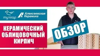 Алексеевский облицовочный кирпич - особенности, характеристики, ассортимент. Обзор от tulpar-trade