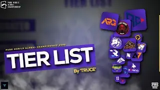2025 PMGC Tier List By 'TRUCE' - THE GAUNTLET