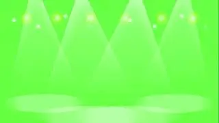 Concert Stage Light Green Screen Effect