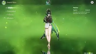 Genshin Impact - Nefer Idle Animation