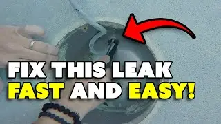 Secret DIY Fix: Butyl Tape Pool Light Leak