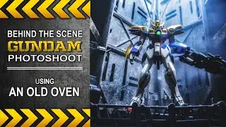 behind the scene gundam photoshoot