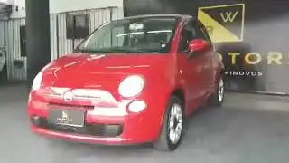 Fiat 500 Cult Vermelho 2012