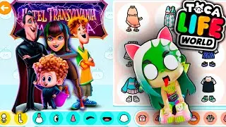 How to create Hotel Transylvania CHARACTERS in Toca Boca Edits 😱👻Which character do you like more?