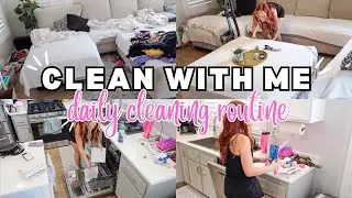 ✨DAILY CLEANING ROUTINE✨ SPEED CLEAN WITH ME | MIDWEEK CLEANING MOTIVATION | REAL EVERYDAY CLEANING