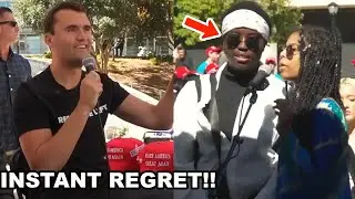 Charlie Kirk Takes Down 2 Brainwashed Kamala Supporters in HEATED DEBATE