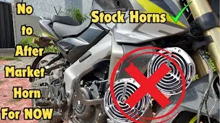 Horns Upgrade in NS400z 👌|| Why I Choose Stock over After Market 🫣 @BajajPulsarOfficial