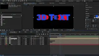 text 3D extrude in order - after effects tutorial with CINEMA 4D