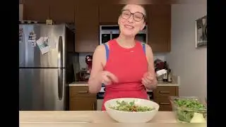 Shaved fennel and arugula salad