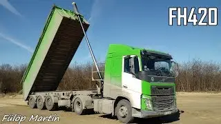 Volvo Fh 420 on construction site
