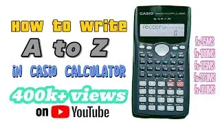 How to write A to Z in 