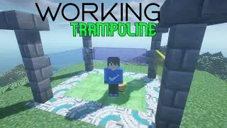 how to make a trampoline in minecraft no mods .