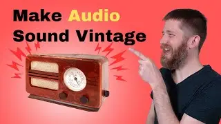Audacity VINTAGE RADIO Effect 📻 (How to Make Audio Sound Old)