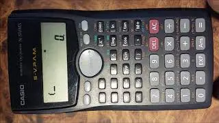 Conversión de unidades de galones (US) a litros. Calculadora científica Casio fx-570MS