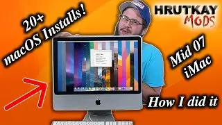Showing 20 macOS Installs On My Mid 07 iMac!