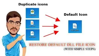 [solved] Restore Default dll File Format and Icons With Few Steps | Change icon of exe file
