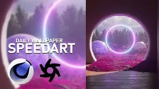 Sun render I Everyday/Daily render I Cinema4D and Octane render Speedart I Damongraphics