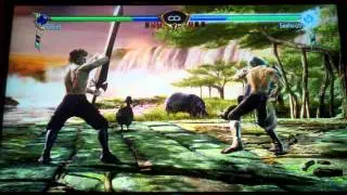 Cloud Vs Sephiroth In Soul Calibur 4