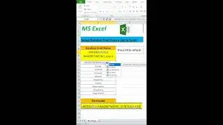 Random Fruit name kaise nikale List se Excel me I INDEX, & COUNTA I Excel Tips & Tricks I In Hindi
