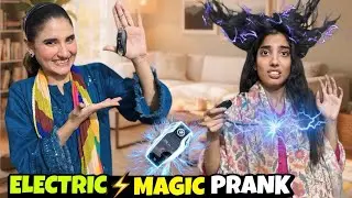 Electric ⚡️ Magic Prank on Mom And Sister 😱