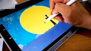 BTS Time-lapse Drawing of a Father’s Day Silhouette Art on Procreate
