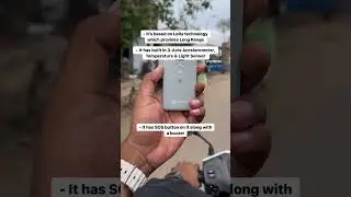 This is SenseCAP T1000 LoRaWAN GPS tracker from SeeedStudio | 