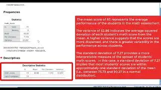 Calculating Mean, Variance, and Standard Deviation in SPSS (and how to interpret them!)